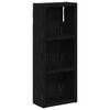 vidaXL Armoire murale de salle de bain Ch&ecirc;ne Noir 20 x 10 x 50 cm