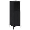 vidaXL Ensemble de mobilier de salle de bain 3 pcs Ch&ecirc;ne noir