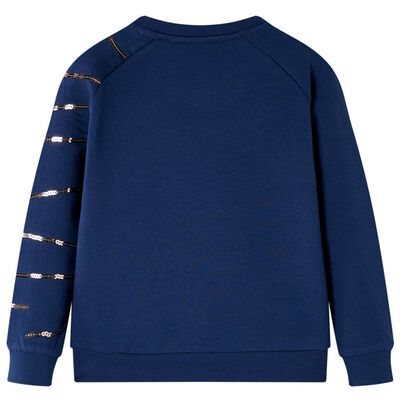 Sweatshirt pour enfants bleu marine 104