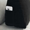 vidaXL Coussin de Dos Noir 60 x 20 x 50 cm Tissu en velours c&ocirc;tel&eacute;