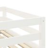 vidaXL Lit mezzanine enfants avec tunnel sans matelas 90x200 cm