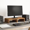 vidaXL Support de moniteur ch&ecirc;ne artisanal 50x27x10 cm bois ing&eacute;nierie