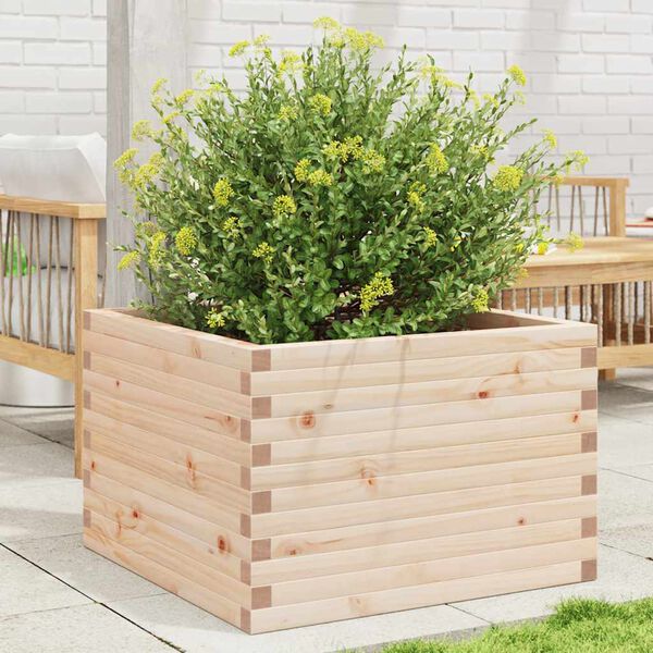 vidaXL Jardini&egrave;re 70x70x46 cm bois de pin massif