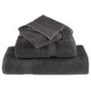 vidaXL Essuie-mains de qualit&eacute; sup&eacute;rieure SOLUND 4 pcs anthracite