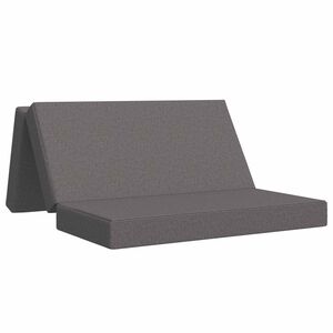 vidaXL Canap&eacute;-lit pliable 120 x 67 x 45 cm Gris clair