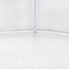 vidaXL Serre avec cadre en acier blanc 12 m&sup2; 6x2x2,85 m