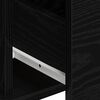 vidaXL Buffet 2 pcs Ch&ecirc;ne noir 60 x 31 x 84 cm Bois d'ing&eacute;nierie