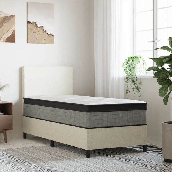 vidaXL Matelas &agrave; ressorts ensach&eacute;s moyen plus 80x200 cm