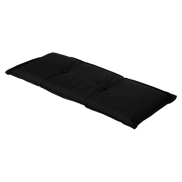 Madison Coussin de banc Panama 120x48 cm Noir