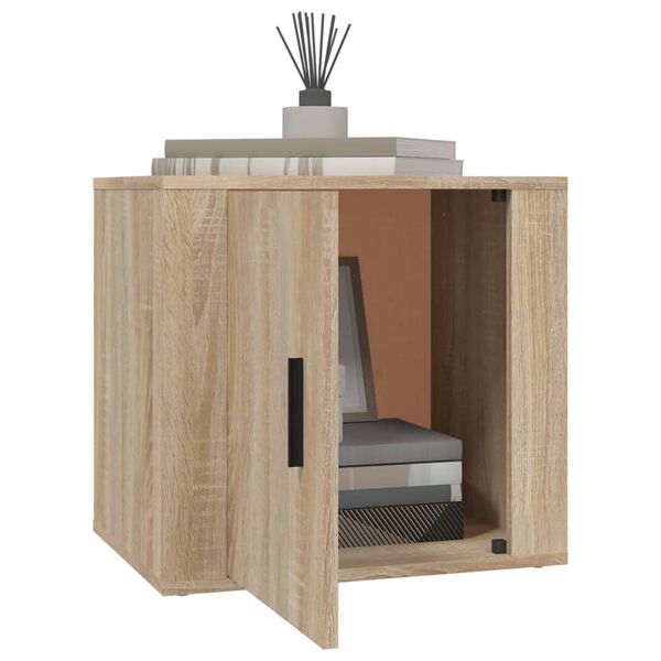 vidaXL Tables de chevet 2 pcs Ch&ecirc;ne sonoma 50x39x47 cm