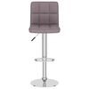 vidaXL Tabouret de bar Taupe Tissu