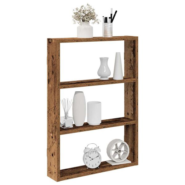 vidaXL Étagère murale vieux bois 43x9x60 cm bois d'ingénierie