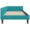 vidaXL Cadre de lit d'angle avec t&ecirc;te de lit Turquoise 100 cm x 200 cm