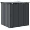 vidaXL Bo&icirc;te de Rangement de Jardin Noir 101,5 x 82 x 100 cm Acier