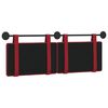 vidaXL T&ecirc;te de lit suspendue Bordeaux 130 x 55 x 5 cm Simili cuir