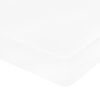 vidaXL Lit avec matelas et &eacute;clairage USB Cr&egrave;me Tissu 90x200 cm