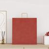 vidaXL Sacs en papier 50 pcs avec poign&eacute;es rouge 45x17x48 cm