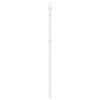 vidaXL T&ecirc;te de lit de remplacement m&eacute;tal blanc 180 cm