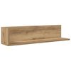 vidaXL &Eacute;tag&egrave;res murales 2 pcs ch&ecirc;ne artisanal 75x16,5x16,5 cm