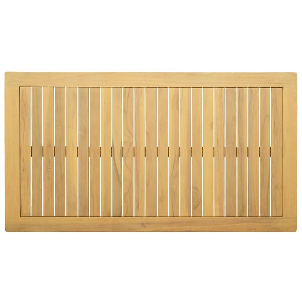 vidaXL Table basse de jardin 110x60x45 cm Bois solide d'acacia