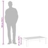 vidaXL Table de jardin 100x50x27 cm bois d'acacia solide