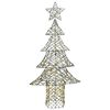 vidaXL Sapin de No&euml;l avec 240 LED Blanc chaud 180 cm Rotin