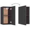 vidaXL Meubles TV 2 pcs Gris 30,5x30x60 cm Bois d&rsquo;ing&eacute;nierie