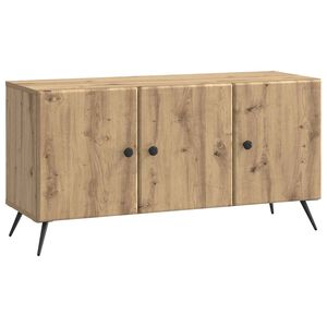 vidaXL Meuble TV 99 x 34,5 x 50 cm Ch&ecirc;ne artisanal Bois d'ing&eacute;nierie