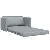 vidaXL Canap&eacute;-Lit 110cm Gris clair tissu