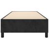 vidaXL Cadre de lit noir 90x190 cm velours