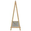 vidaXL Porte-v&ecirc;tement avec &eacute;tag&egrave;res 106x34x102 cm bambou
