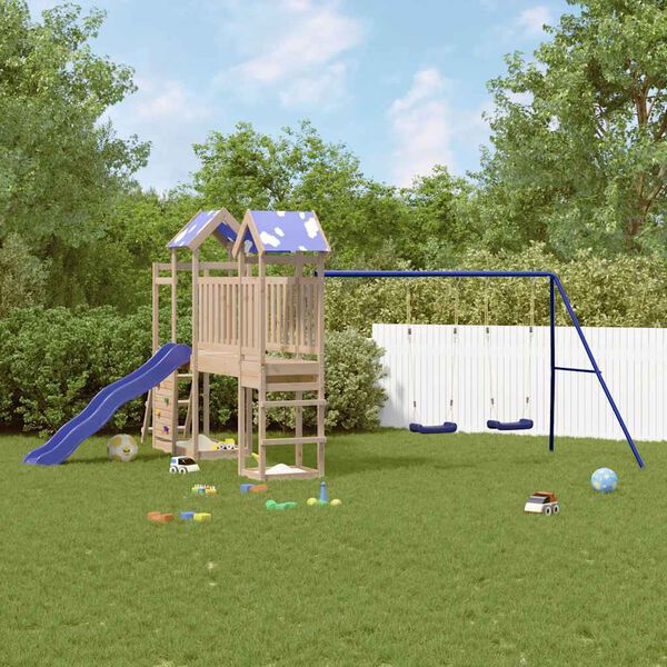 vidaXL Aire de jeux d'extérieur bois de pin massif