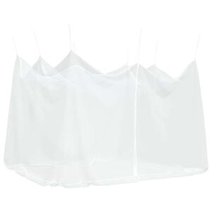 vidaXL Moustiquaire d'ext&eacute;rieur 220 mailles blanche 300 x 300 x 250 cm