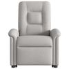 vidaXL Fauteuil inclinable &eacute;lectrique gris nuage tissu