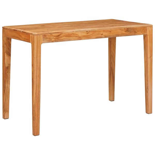 vidaXL Table de salle à manger Marron 110 x 55 x 76 cm