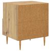 vidaXL Table de chevet avec tiroir 2 pcs Marron 40 x 35 x 47,5 cm