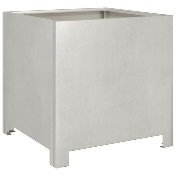 vidaXL Jardini&egrave;re 40x40x40 cm acier inoxydable