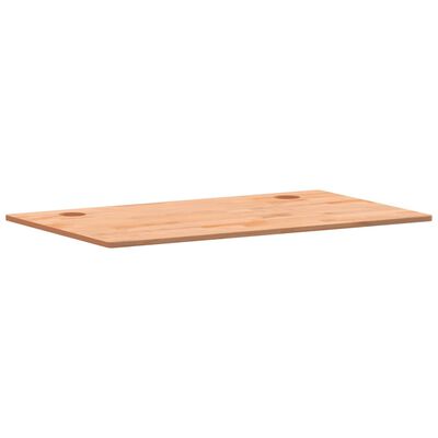 vidaXL Dessus de bureau 110x60x1,5 cm bois massif de hêtre