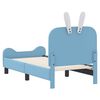 vidaXL Cadre de lit pour tout-petit avec t&ecirc;te de lit Bleu 70 x 140 cm