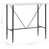 vidaXL Ensemble de bar 5 pcs Similicuir Blanc