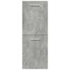 vidaXL Ensemble de meubles de salle de bain 5 pcs gris b&eacute;ton