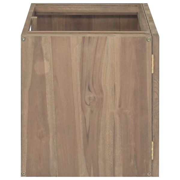 vidaXL Armoire murale de salle de bain 90x39x40 cm Bois de teck massif
