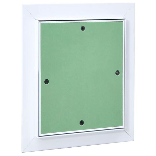 vidaXL Panneau d'Acc&egrave;s Vert et Argent 20 x 25 cm Aluminium et Pl&acirc;tre