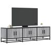 vidaXL Meuble TV sonoma gris 150x35x41 cm bois d'ingénierie et métal