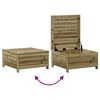 vidaXL Salon de jardin 7 pcs bois de pin impr&eacute;gn&eacute;