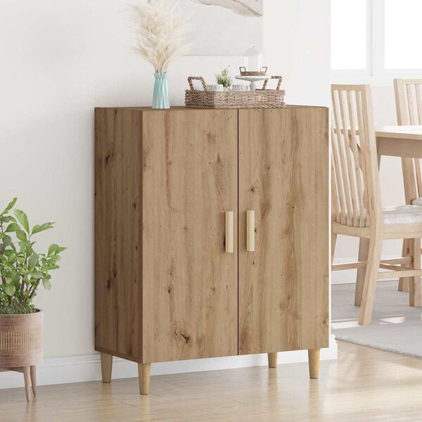 vidaXL Buffet Chêne artisanal 70 x 34 x 90 cm Bois d'ingénierie