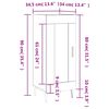 vidaXL Buffet Ch&ecirc;ne fum&eacute; 34,5x34x90 cm Bois d'ing&eacute;nierie