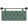 vidaXL T&ecirc;te de lit suspendue Vert Mer 110 x 55 x 7 cm Velours