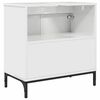 vidaXL Meuble de Lavabo de Salle de Bain avec stockage Blanc brillant