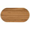 vidaXL Plateau de table 100 x 50 x 3,5 cm ovale Bois de teck massif